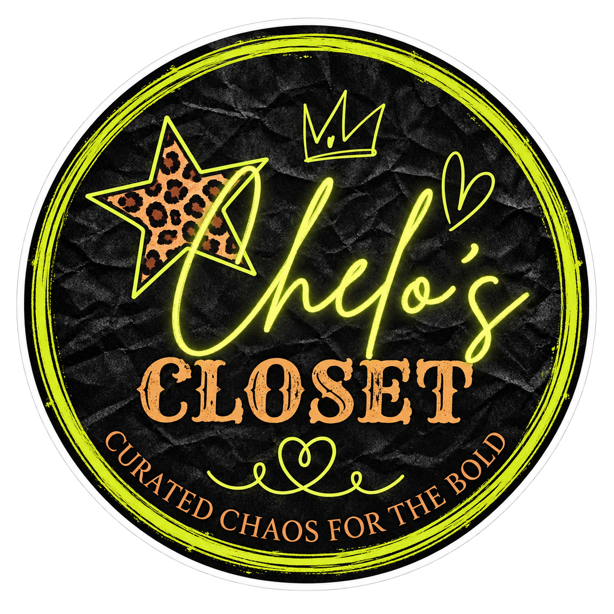 Chelo’s Closet — Curated Chaos for the Bold logo